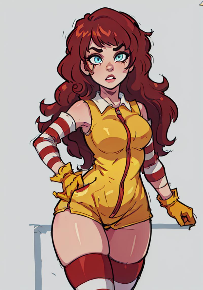 06239-866814839-(RonaldChan_1), surprised, cute, cute pose, looking at viewer, thick thighs, (yellow gloves, striped thighhighs, striped sleeves.png